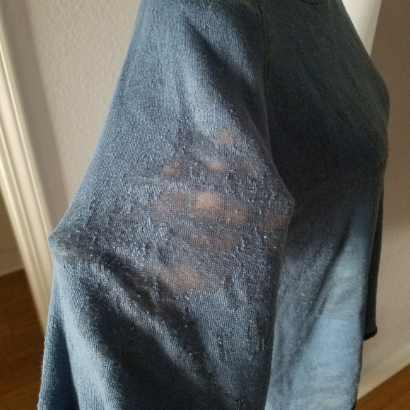 IRO Jeans Fun Unique Distressed Sweater! - Picture 7 of 12